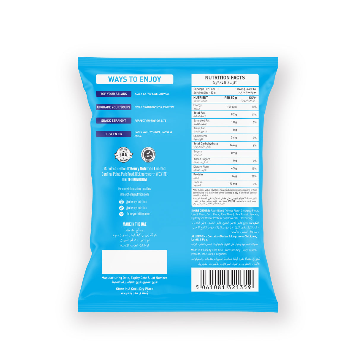 Baked Protein Chips - Farmhouse Ranch