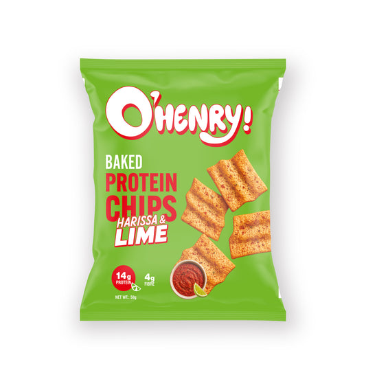 Baked Protein Chips - Harissa & Lime