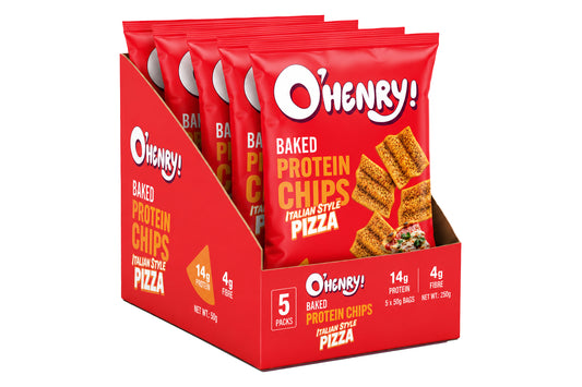 Baked Protein Chips Pack Of 5 - Italian Style Pizza