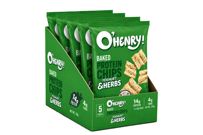 Baked Protein Chips Pack Of 5 - Yoghurt & Herbs