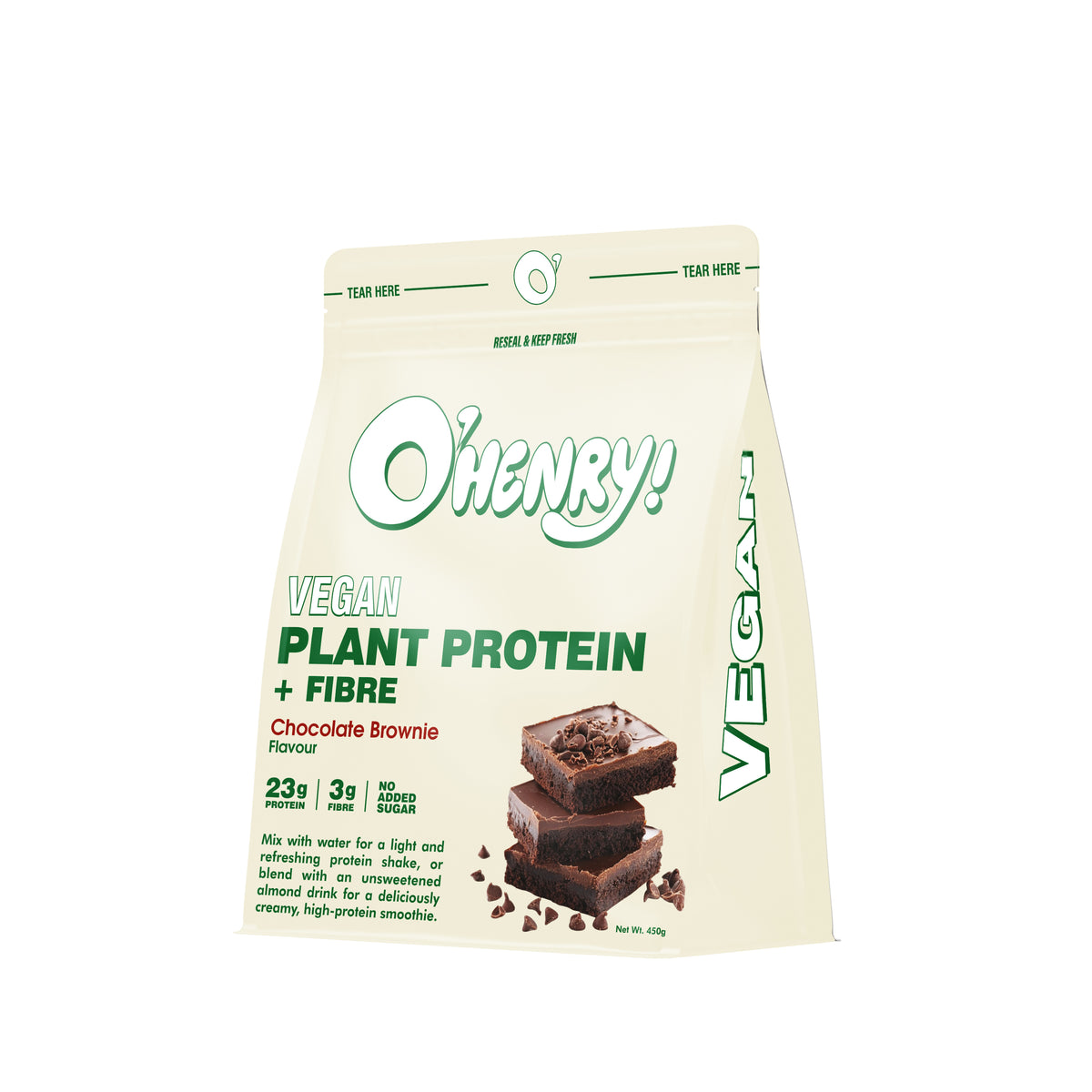 Vegan Plant Protein + Fibre - Chocolate Brownie